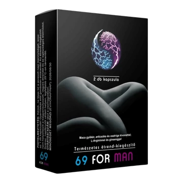 69 for Men - 2db kapszula - alkalmi potencianövelő