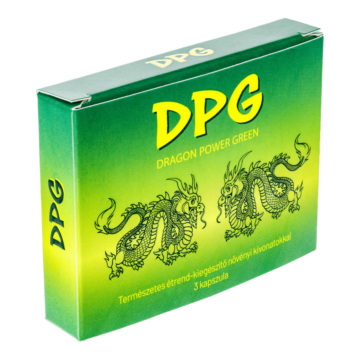 Dragon Power Green - 3db kapszula - alkalmi potencianövelő
