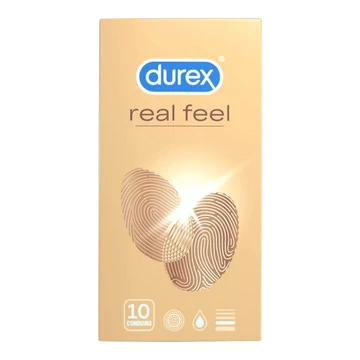 Durex RealFeel óvszer (10db) - latexmentes óvszer