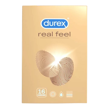 Durex RealFeel óvszer (16db) - latexmentes óvszer