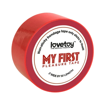 Lovetoy - My First kötöző (piros) - minőségi kötöző PVC anyagból