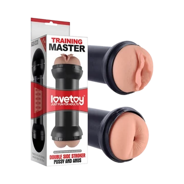 Training Master Double Side Stroker Pussy and Anus Flesh - Lovetoy - 