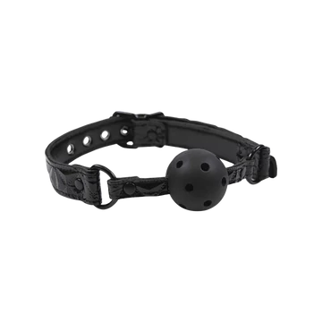 Sinful Ball Gag Black - bizalmi játékok fetish kelléke
