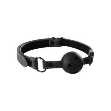 Renegade Bondage Ball Gag Black - bizalmi játékok fetish kelléke