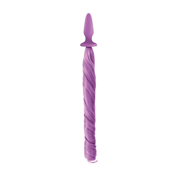 Unicorn Tails Pastel Purple - záróizom tágító, lazító eszköz, színes lófarokkal
