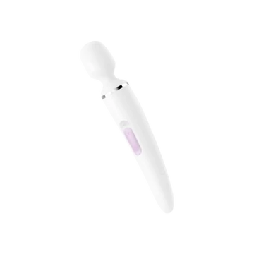 Satisfyer Wand-er Woman masszázs vibrátor (fehér) - az igazi kényeztetés
