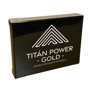 Titán Power Gold - 3db kapszula - alkalmi potencianövelő