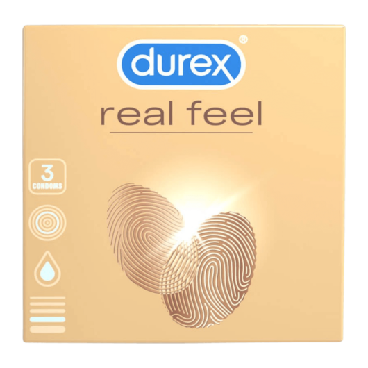 Durex RealFeel óvszer (3db) - latexmentes óvszer