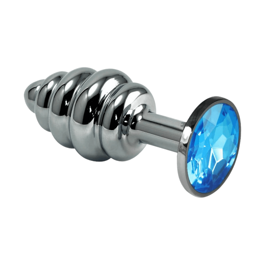 Rosebud Spiral Plug Blue - záróizom tágító, lazító eszköz