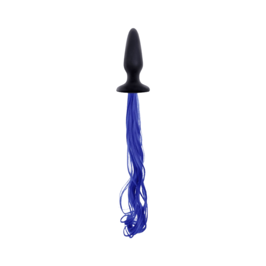 Unicorn Tails Blue - záróizom tágító, lazító eszköz, színes lófarokkal
