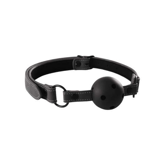 Renegade Bondage Ball Gag Black - bizalmi játékok fetish kelléke