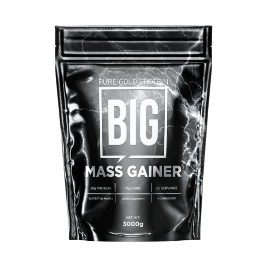 BIG-Mass Gainer tömegnövelő italpor - Vanilla 3000g - PureGold - 