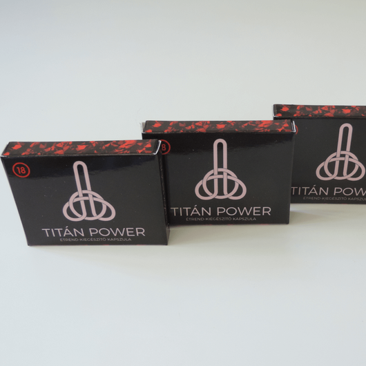 Titán Power Red - 3db kapszula - potencianövelő