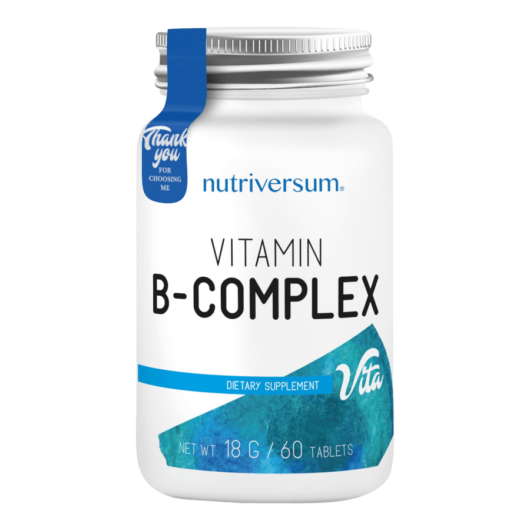 B-Complex - 60 tabletta - VITA - Nutriversum - hozzáadott biotinnal