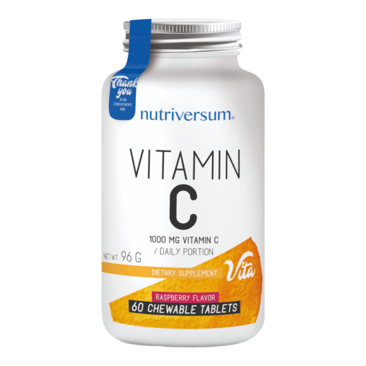 Vitamin C 500 - 60 rágótabletta - VITA - Nutriversum - a teljesség igénye nélkül