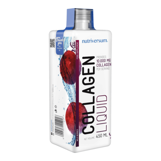 Collagen liquid - 10.000 mg - 450 ml - VITA - Nutriversum - erdei gyümölcs - 