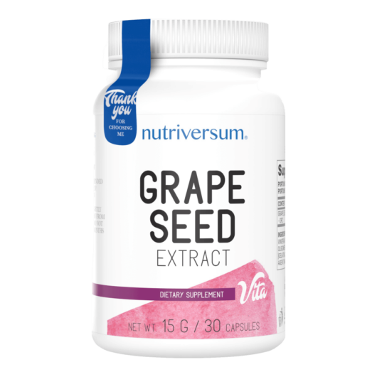 Grape Seed - 30 kapszula - VITA - Nutriversum - nagy dózisú szőlőmagkivonat