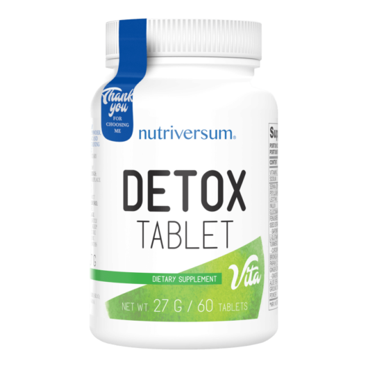 Detox - 60 tabletta - VITA - Nutriversum - hozzáadott B6 vitamin