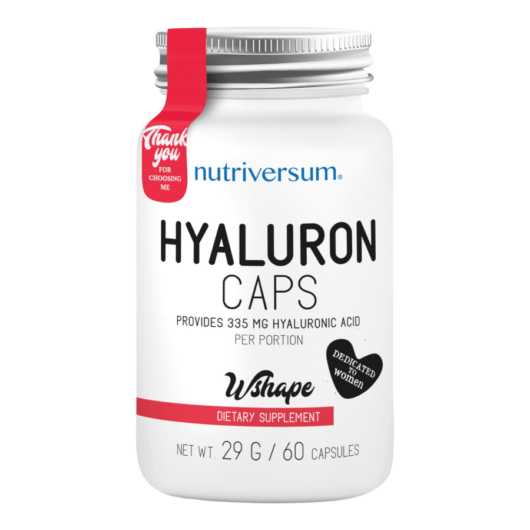 Hyaluron - 60 kapszula - WSHAPE - Nutriversum - 