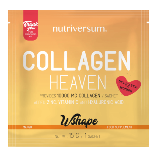 Collagen Heaven - 15 g - WSHAPE - Nutriversum - mangó - 10.000mg Kollagén