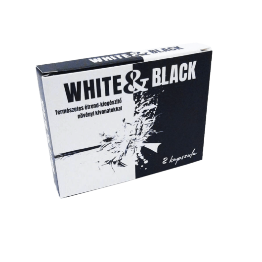 White & Black - 2db kapszula - alkalmi potencianövelő