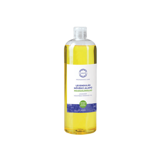 Levendulás növényi alapú masszázsolaj - 1000ml - színezék-, parabén- és paraffin mentes