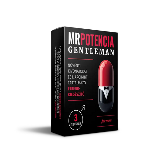 MRPOTENCIA Gentleman - 3 kapszula - potencianövelő