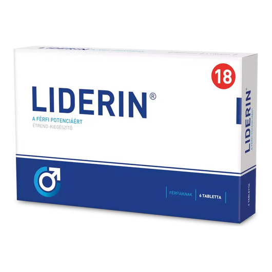 Liderin - A férfi potenciáért - 6 tabletta - potencianövelő