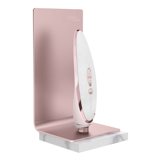 Satisfyer Luxury Pret-a-porter - vibráló csiklóizgató (fehér-rózsaarany) Satisfyer Luxury Pret-a-porter - vibráló csiklóizgató (fehér-rózsaarany)