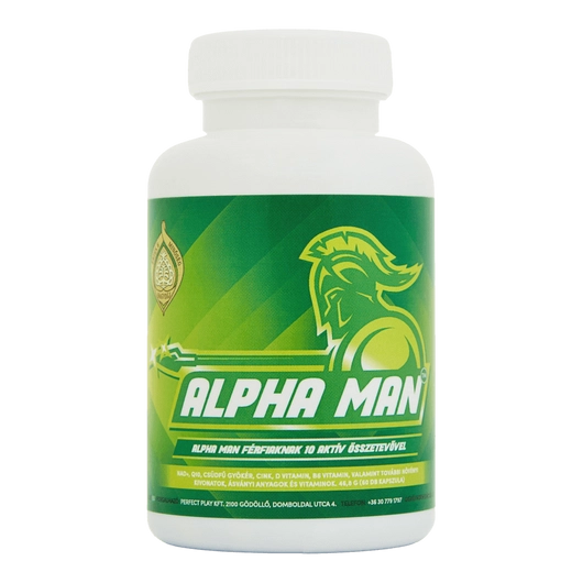 Alpha Man férfierő növelő - 60db kapszula - folyamatos szedésű potencianövelő