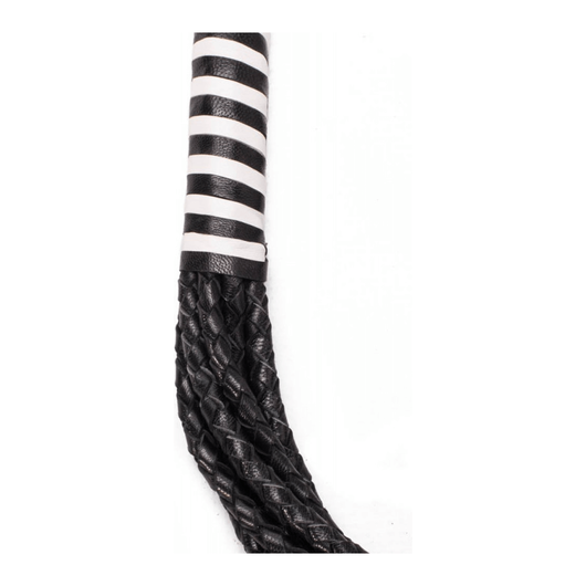 8 Tail Polish Leather Flogger 22 inch