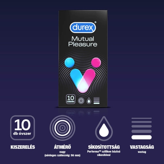 Durex Mutual Pleasure óvszer (10db)