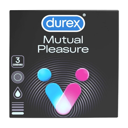 Durex Mutual Pleasure óvszer (3db) - ejakuláció-késleltetős óvszer