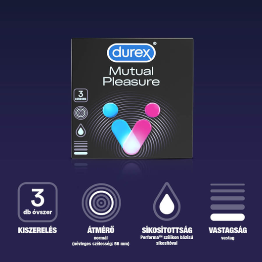 Durex Mutual Pleasure óvszer (3db)