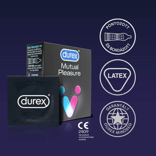 Durex Mutual Pleasure óvszer (3db)