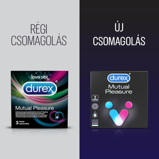 Durex Mutual Pleasure óvszer (3db)