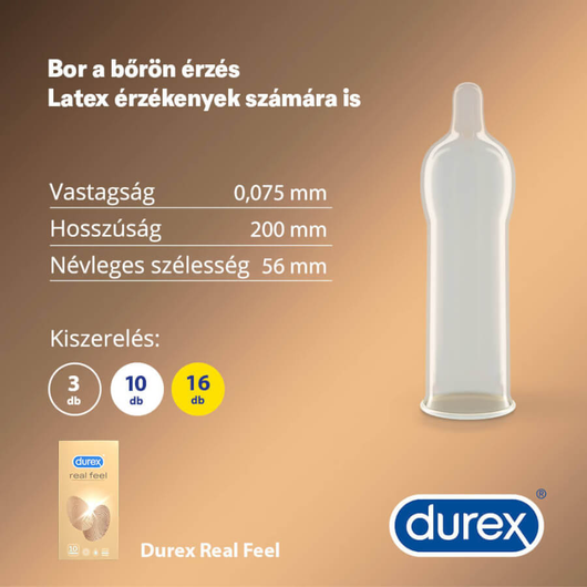 Durex RealFeel óvszer (10db)