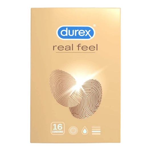 Durex RealFeel óvszer (16db) - latexmentes óvszer