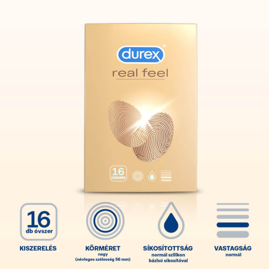 Durex RealFeel óvszer (16db)