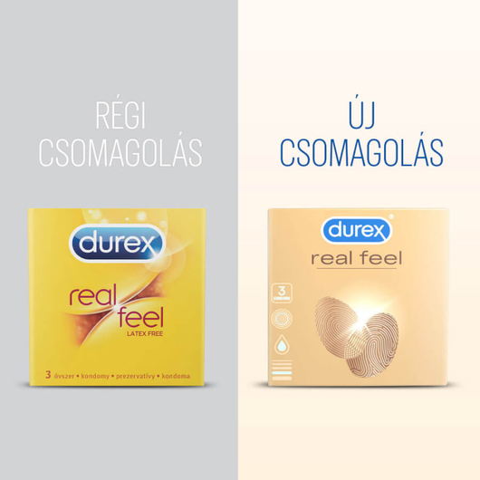 Durex RealFeel óvszer (3db)