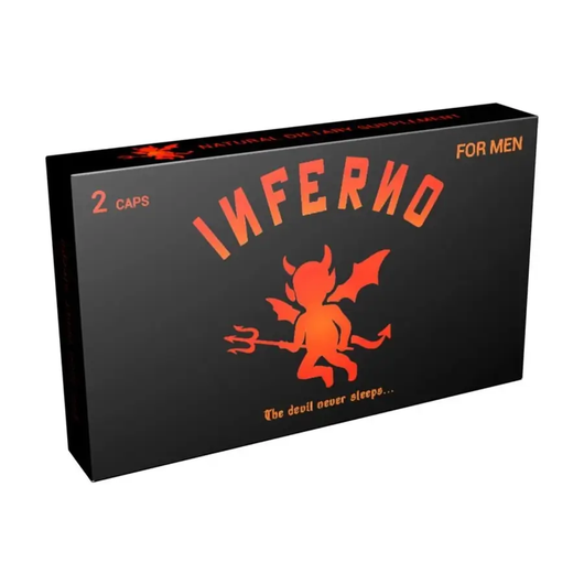 Inferno+ for Men - 2db kapszula - potencianövelő Inferno+ for Men - 2db kapszula - potencianövelő