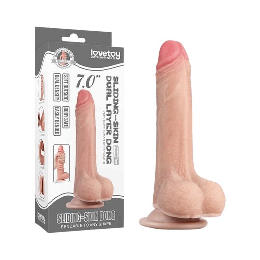 Lovetoy - Sliding Skin Dong 7 inch