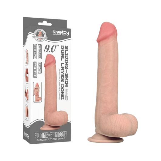 Lovetoy - Sliding Skin Dong 9.0 inch