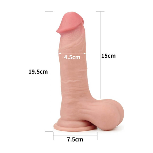 Lovetoy - Sliding Skin Dong 7.8 inch