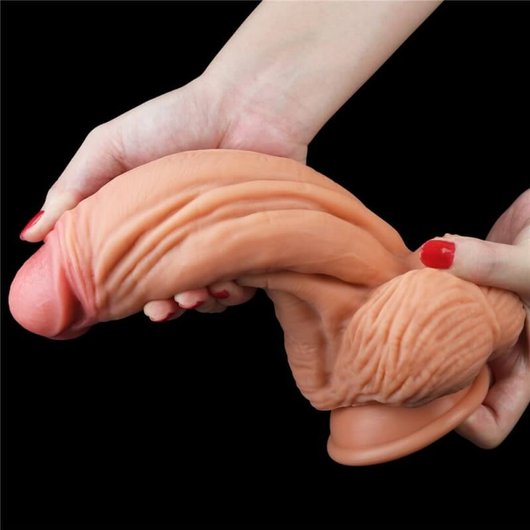 Lovetoy - Dual-layered Silicone Nature Cock - 10 inch Lovetoy - Dual-layered Silicone Nature Cock - 10 inch