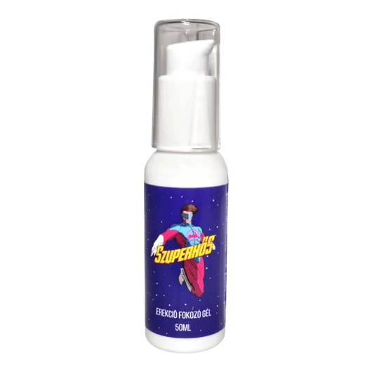 Szuperhős erekció fokozó gél - 50ml - alkalmi potencianövelő