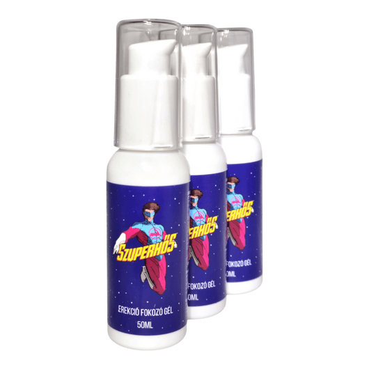 Szuperhős erekció fokozó gél - 50ml - potencianövelő Szuperhős erekció fokozó gél - 50ml - potencianövelő