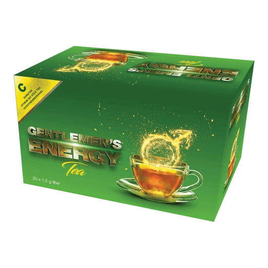 Gentlemens Energy Tea - Citrom - 20 filter - potencianövelő tea