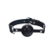 Silicone Ball Gag Black - bizalmi játékok fetish kelléke