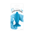 Kép 2/2 - Unicorn Tails Pastel Blue - záróizom tágító, lazító eszköz, színes lófarokkal
